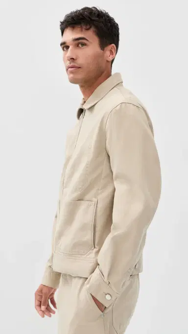 REIGNING CHAMP Cotton Canvas Grounds Jacket | Thumbnail 4 REIGNING CHAMP Cotton Canvas Grounds Jacket | Thumbnail 4