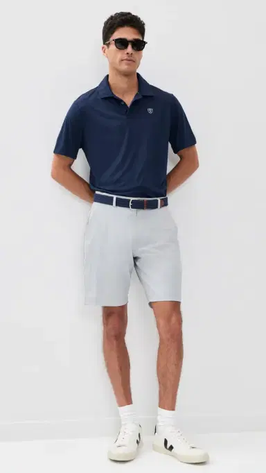 Redvanly Hanover Pull On Shorts 9 Glacier Grey | Thumbnail 5 Redvanly Hanover Pull On Shorts 9 Glacier Grey | Thumbnail 5