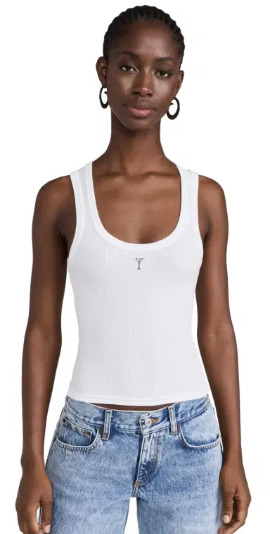 Retrofête Amani Tank White | Thumbnail 1 Retrofête Amani Tank White | Thumbnail 1