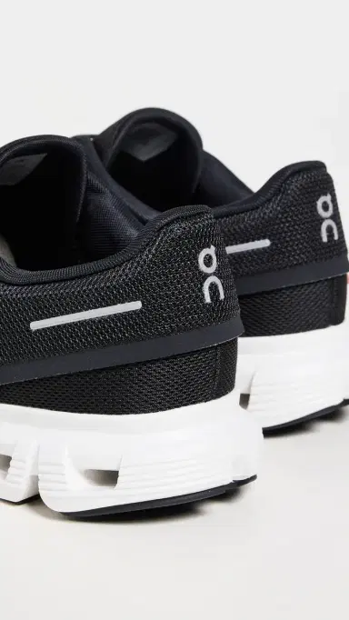 ON Cloud 6 Sneakers Black White 9 | Thumbnail 4 ON Cloud 6 Sneakers Black White 9 | Thumbnail 4