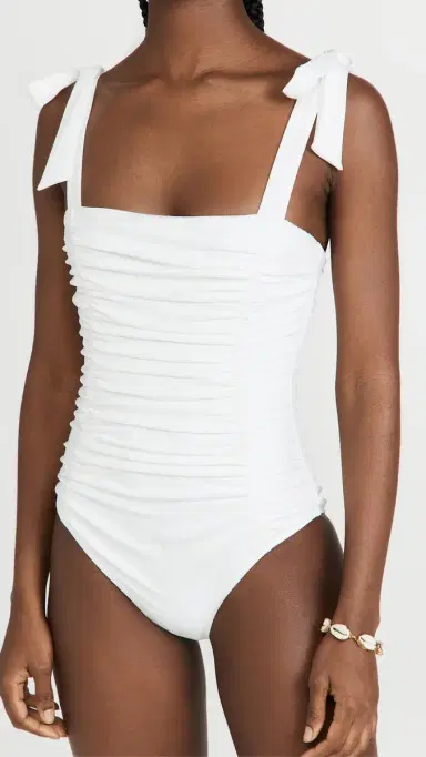 MINKPINK Constance Ruched One Piece White | Thumbnail 2 MINKPINK Constance Ruched One Piece White | Thumbnail 2