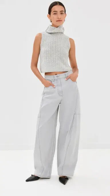 Sablyn aige Sleeveless Cashmere Sweater Foggy | Thumbnail 5 Sablyn aige Sleeveless Cashmere Sweater Foggy | Thumbnail 5