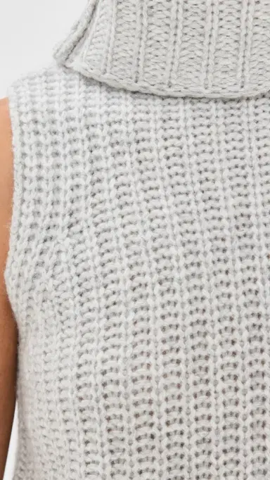 Sablyn aige Sleeveless Cashmere Sweater Foggy | Thumbnail 6 Sablyn aige Sleeveless Cashmere Sweater Foggy | Thumbnail 6
