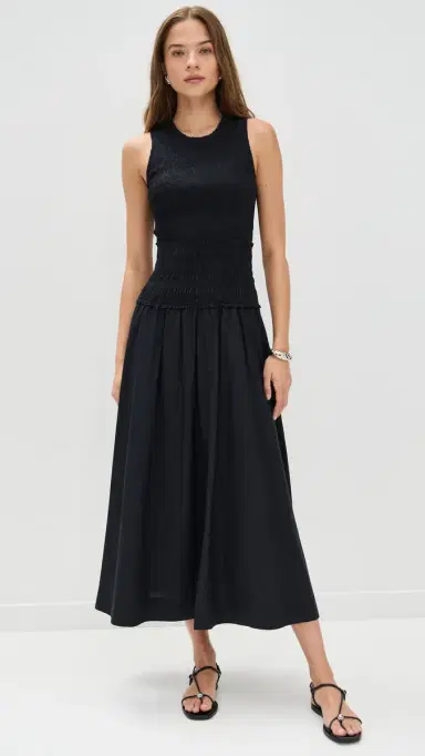 Apiece Apart Siempre Dress Black | Thumbnail 2 Apiece Apart Siempre Dress Black | Thumbnail 2