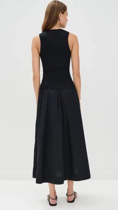 Apiece Apart Siempre Dress Black | Thumbnail 3 Apiece Apart Siempre Dress Black | Thumbnail 3