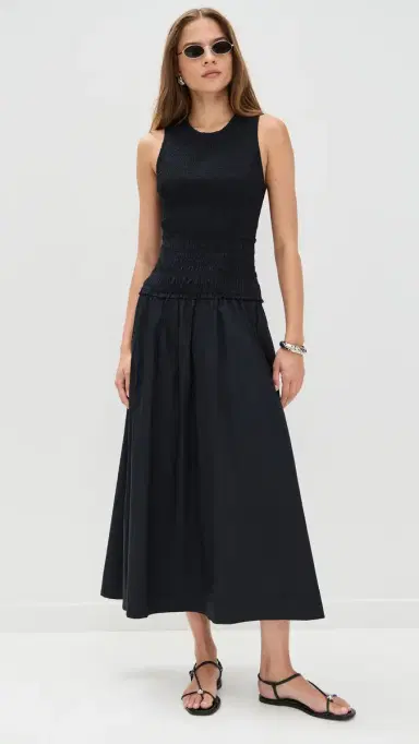 Apiece Apart Siempre Dress Black | Thumbnail 5 Apiece Apart Siempre Dress Black | Thumbnail 5