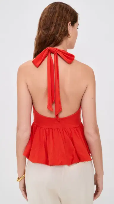 Free People Paige Top Tangerine Tango | Thumbnail 3 Free People Paige Top Tangerine Tango | Thumbnail 3