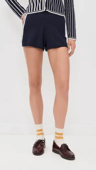 State & Lake Varsity Track Shorts Navy/White S | Thumbnail 2 State & Lake Varsity Track Shorts Navy/White S | Thumbnail 2