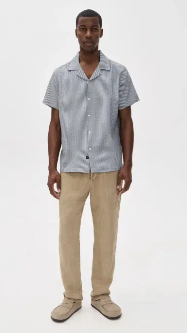 RAILS Amalfi Shirt Navy Deck tripe | Thumbnail 5 RAILS Amalfi Shirt Navy Deck tripe | Thumbnail 5