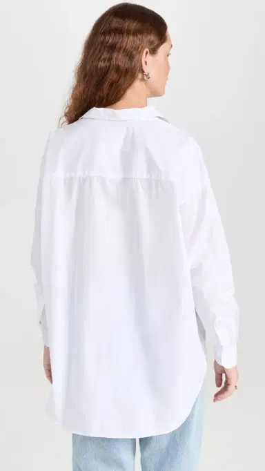 Frank & Eileen hirley Oversized Button-Up Shirt White | Thumbnail 3 Frank & Eileen hirley Oversized Button-Up Shirt White | Thumbnail 3