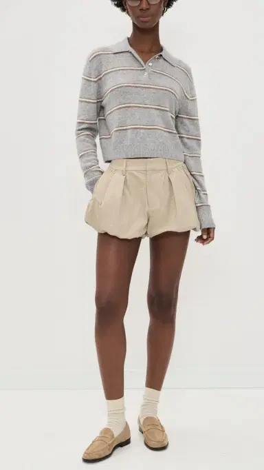 ASTR the Label Margeen Bubble horts Khaki | Thumbnail 5 ASTR the Label Margeen Bubble horts Khaki | Thumbnail 5