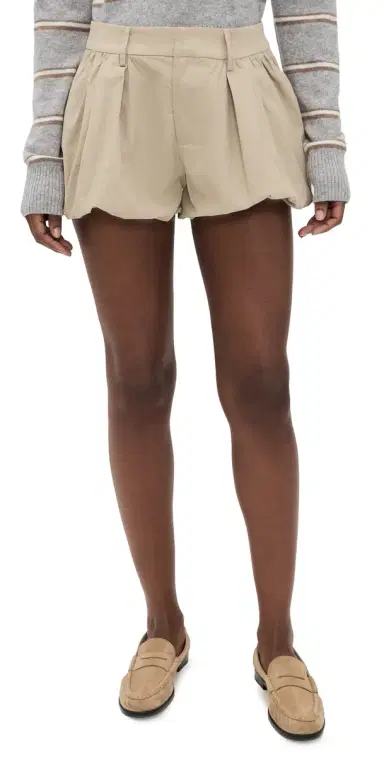 ASTR the Label Margeen Bubble horts Khaki | Thumbnail 1 ASTR the Label Margeen Bubble horts Khaki | Thumbnail 1