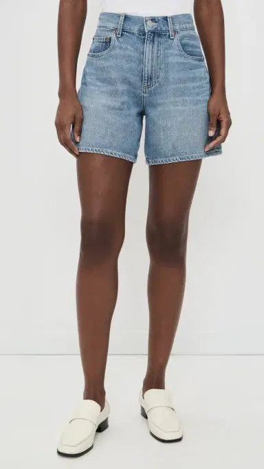 Le Jean Frida High Rise Shorts Forget Me Not | Thumbnail 2 Le Jean Frida High Rise Shorts Forget Me Not | Thumbnail 2
