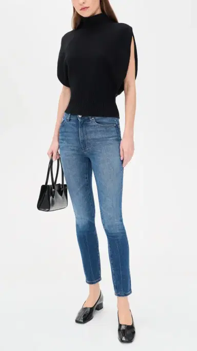 DL1961 Farrow Skinny High Rise Instasculpt Jeans Blue Horizon | Thumbnail 5 DL1961 Farrow Skinny High Rise Instasculpt Jeans Blue Horizon | Thumbnail 5