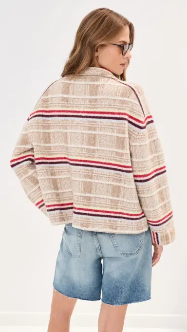 LE BOP Faye Oversized Shacket adras Plaid | Thumbnail 3 LE BOP Faye Oversized Shacket adras Plaid | Thumbnail 3