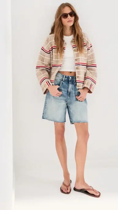 LE BOP Faye Oversized Shacket adras Plaid | Thumbnail 5 LE BOP Faye Oversized Shacket adras Plaid | Thumbnail 5