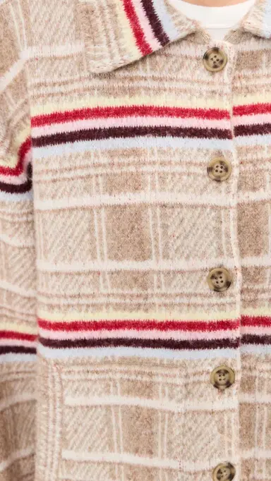LE BOP Faye Oversized Shacket adras Plaid | Thumbnail 6 LE BOP Faye Oversized Shacket adras Plaid | Thumbnail 6