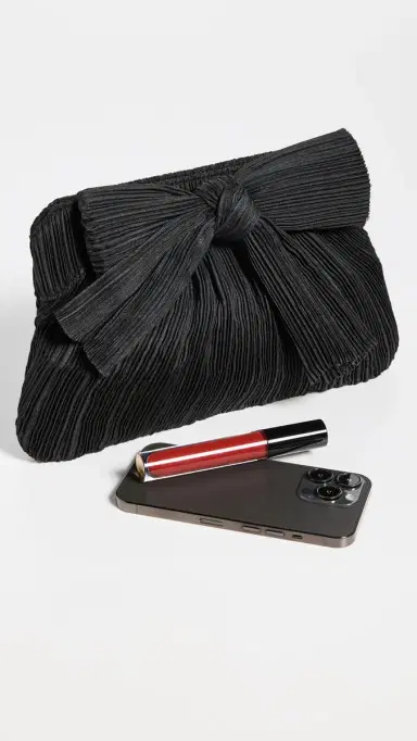 Loeffler Randall Rayne Pleated Frame Clutch with Bow | Thumbnail 3 Loeffler Randall Rayne Pleated Frame Clutch with Bow | Thumbnail 3