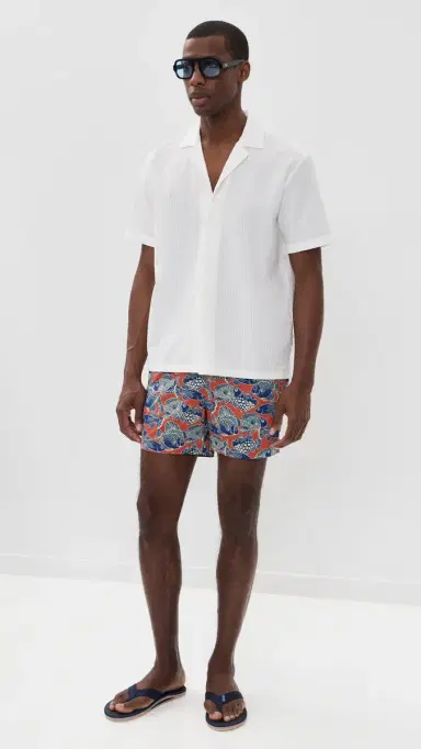 Onia Charles wim Trunks 5 Orange Multi | Thumbnail 5 Onia Charles wim Trunks 5 Orange Multi | Thumbnail 5