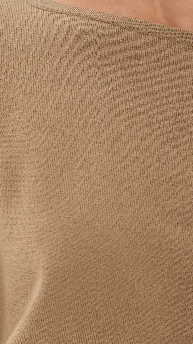 SIMKHAI Janese Off Shoulder idi Dress Camel | Thumbnail 6 SIMKHAI Janese Off Shoulder idi Dress Camel | Thumbnail 6