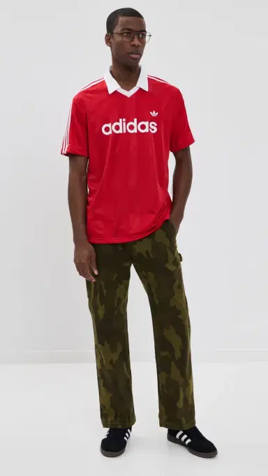 Adidas Originals Stripe occer Jersey better scarlet | Thumbnail 5 Adidas Originals Stripe occer Jersey better scarlet | Thumbnail 5