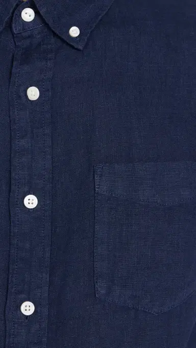 Alex Mill Mill Shirt in Linen Navy | Thumbnail 6 Alex Mill Mill Shirt in Linen Navy | Thumbnail 6