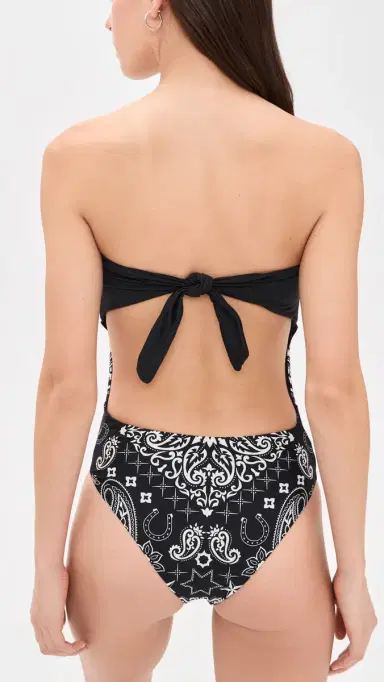 BEACH RIOT Stassia One Piece Bandana Black | Thumbnail 3 BEACH RIOT Stassia One Piece Bandana Black | Thumbnail 3