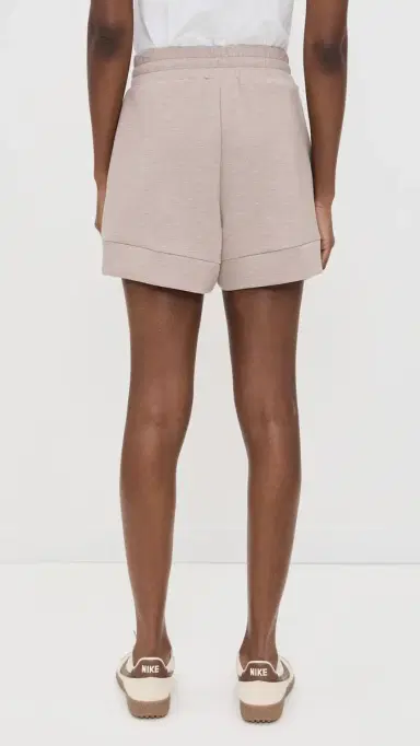 Varley Atrium High Rise Shorts Taupe Marl | Thumbnail 3 Varley Atrium High Rise Shorts Taupe Marl | Thumbnail 3