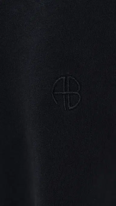 ANINE BING Kacey Monogram Sweatpants Vintage Black | Thumbnail 6 ANINE BING Kacey Monogram Sweatpants Vintage Black | Thumbnail 6