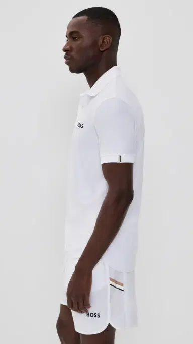 BOSS Polo T-Shirt White | Thumbnail 4 BOSS Polo T-Shirt White | Thumbnail 4
