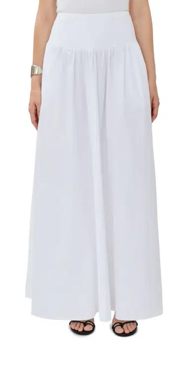 Susana Monaco Poplin Drop Waist Skirt Sugar | Thumbnail 1 Susana Monaco Poplin Drop Waist Skirt Sugar | Thumbnail 1