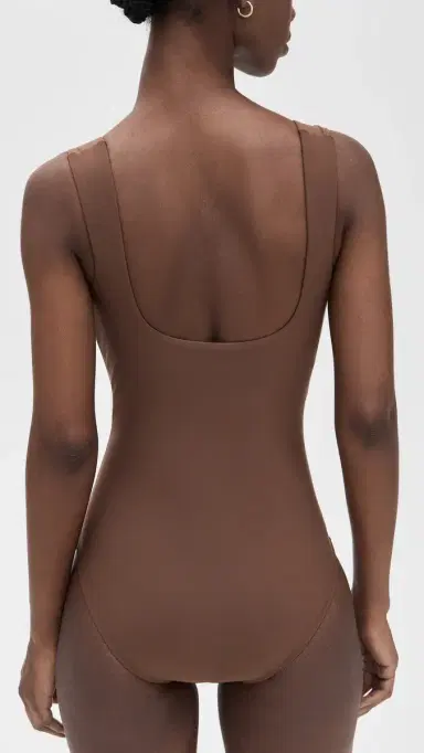 Stylest Square Neck Tank One Piece Cocoa | Thumbnail 3 Stylest Square Neck Tank One Piece Cocoa | Thumbnail 3