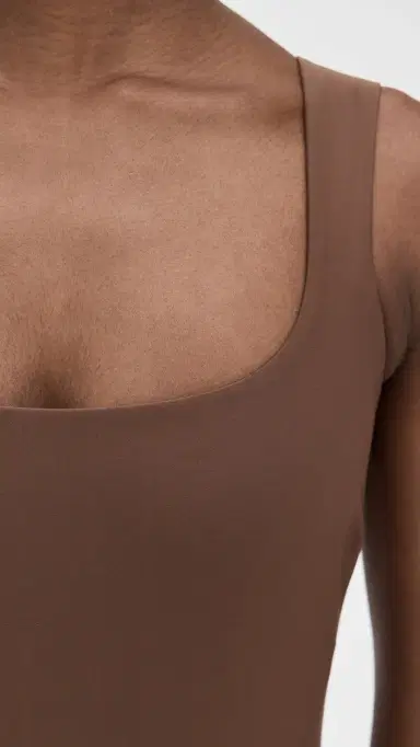 Stylest Square Neck Tank One Piece Cocoa | Thumbnail 5 Stylest Square Neck Tank One Piece Cocoa | Thumbnail 5