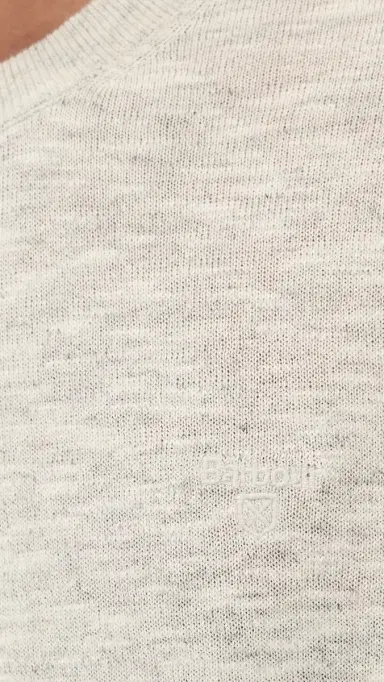 Barbour Flaxby inen Blend Crew Neck Tee Neutral | Thumbnail 6 Barbour Flaxby inen Blend Crew Neck Tee Neutral | Thumbnail 6