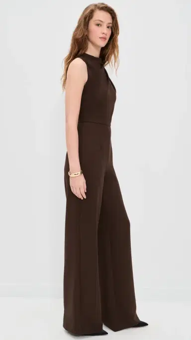 BLACK HALO Corrine Jumpsuit Espresso 0 | Thumbnail 4 BLACK HALO Corrine Jumpsuit Espresso 0 | Thumbnail 4