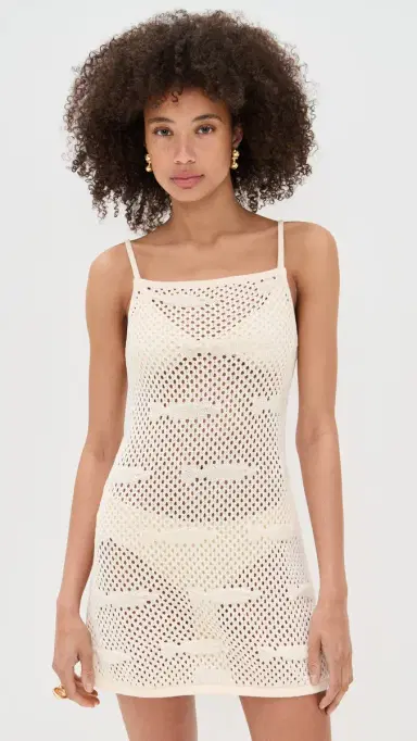 Staud Rio Coverup Dress Ecru | Thumbnail 3 Staud Rio Coverup Dress Ecru | Thumbnail 3