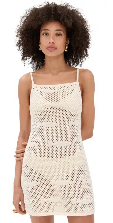 Staud Rio Coverup Dress Ecru | Thumbnail 1 Staud Rio Coverup Dress Ecru | Thumbnail 1