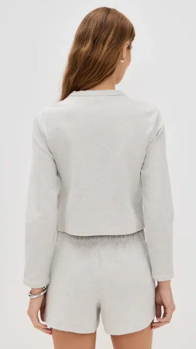 Alex Mill Coco Sport Cardigan Heather Grey | Thumbnail 3 Alex Mill Coco Sport Cardigan Heather Grey | Thumbnail 3