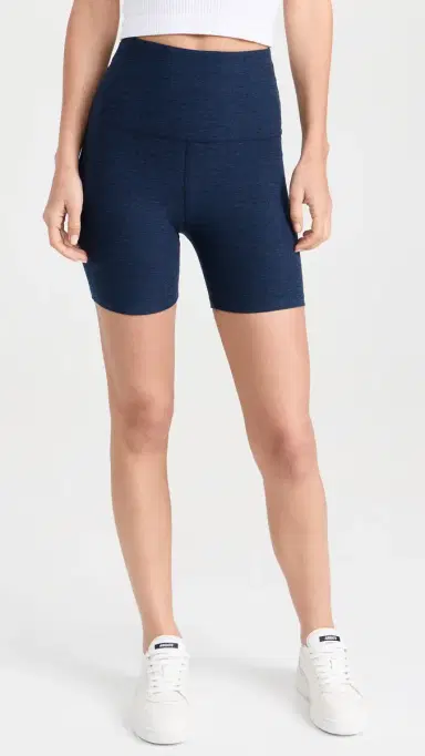 Beyond Yoga pacedye Keep Pace Biker Short Nocturnal Navy | Thumbnail 2 Beyond Yoga pacedye Keep Pace Biker Short Nocturnal Navy | Thumbnail 2