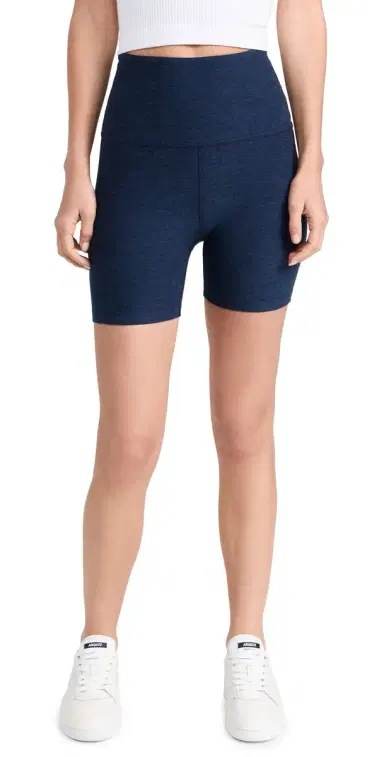 Beyond Yoga pacedye Keep Pace Biker Short Nocturnal Navy | Thumbnail 1 Beyond Yoga pacedye Keep Pace Biker Short Nocturnal Navy | Thumbnail 1