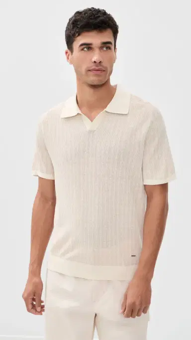 Simkhai Radcliffe Knit Polo | Thumbnail 2 Simkhai Radcliffe Knit Polo | Thumbnail 2