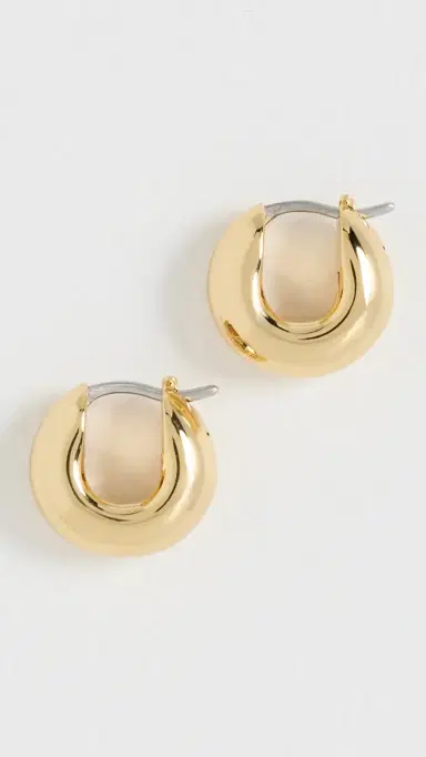 Jenny Bird Mini Tome Hoop Earrings High Polish | Thumbnail 2 Jenny Bird Mini Tome Hoop Earrings High Polish | Thumbnail 2
