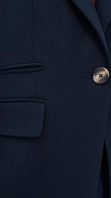 Veronica Beard Battista Dickey Jacket Navy 2 | Thumbnail 6 Veronica Beard Battista Dickey Jacket Navy 2 | Thumbnail 6