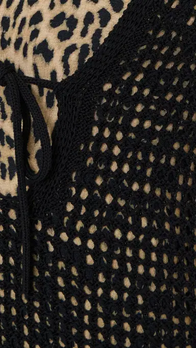Good American Crochet ini Dress Black001 | Thumbnail 6 Good American Crochet ini Dress Black001 | Thumbnail 6