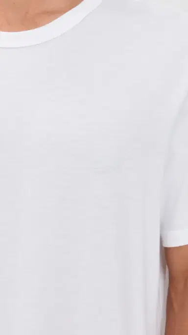 Marine Layer ignature Crew Tee Pure White | Thumbnail 6 Marine Layer ignature Crew Tee Pure White | Thumbnail 6