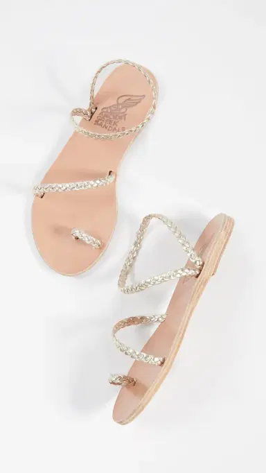 Ancient Greek Sandals Eleftheria Sandals Platinum 37 | Thumbnail 5 Ancient Greek Sandals Eleftheria Sandals Platinum 37 | Thumbnail 5