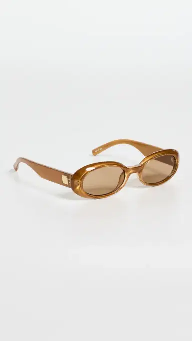 Le Specs Work It Sunglasses Gold Pearl One Size | Thumbnail 4 Le Specs Work It Sunglasses Gold Pearl One Size | Thumbnail 4