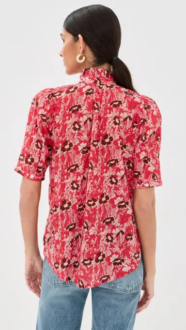 Alix of Bohemia Winnie Rougewood Shirt Medium Red | Thumbnail 3 Alix of Bohemia Winnie Rougewood Shirt Medium Red | Thumbnail 3