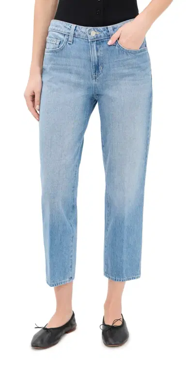 L'Agence Thalina Slouchy Straight Jeans Bellflower | Thumbnail 1 L'Agence Thalina Slouchy Straight Jeans Bellflower | Thumbnail 1