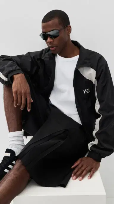 Y-3 3 tripe Nylon Jacket Black | Thumbnail 2 Y-3 3 tripe Nylon Jacket Black | Thumbnail 2
